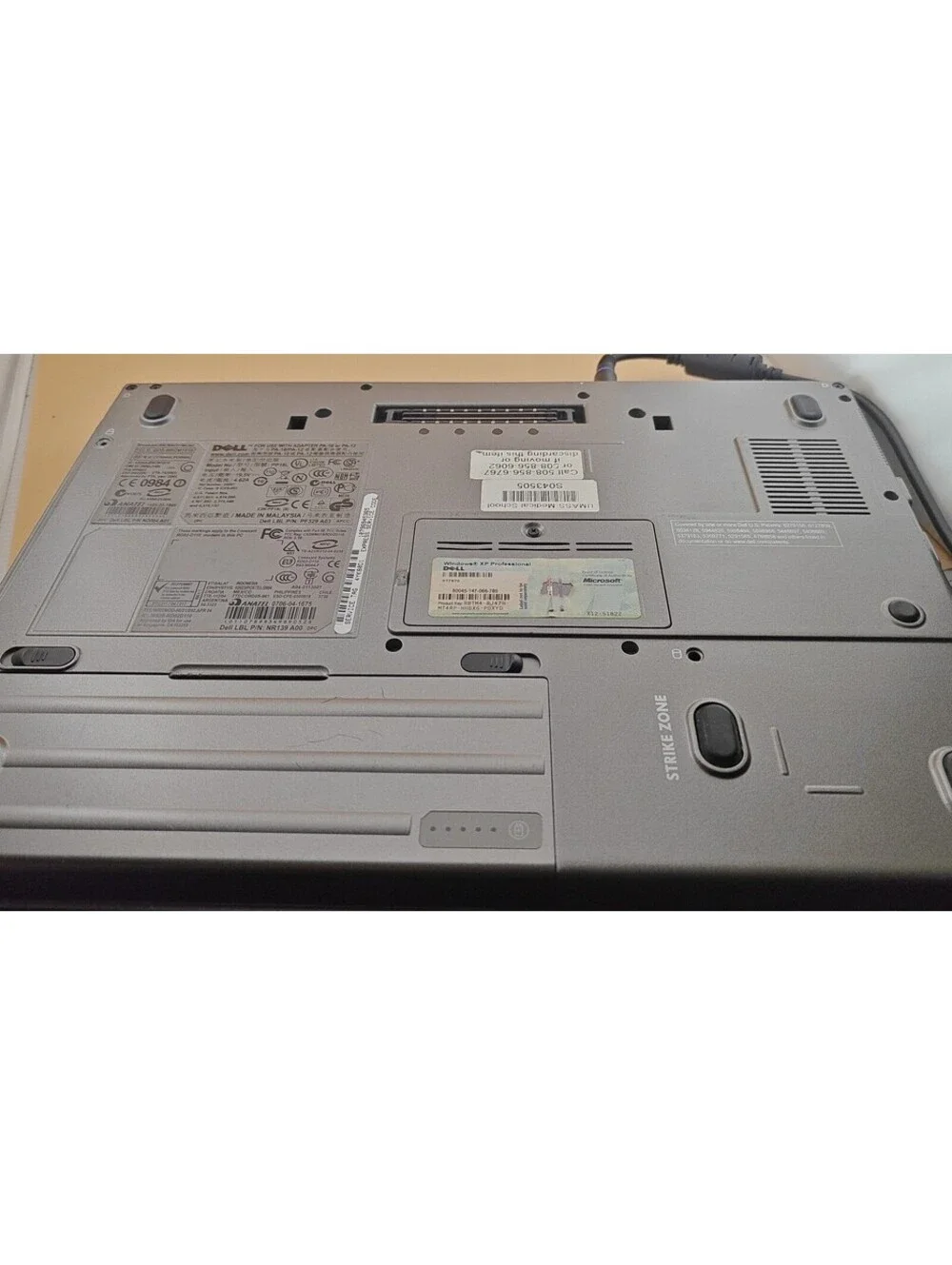 Dell Latitude D620 Core 2 Duo 2.33GHz 4GB 80GB Quadro NVS 110M Charger As-Is